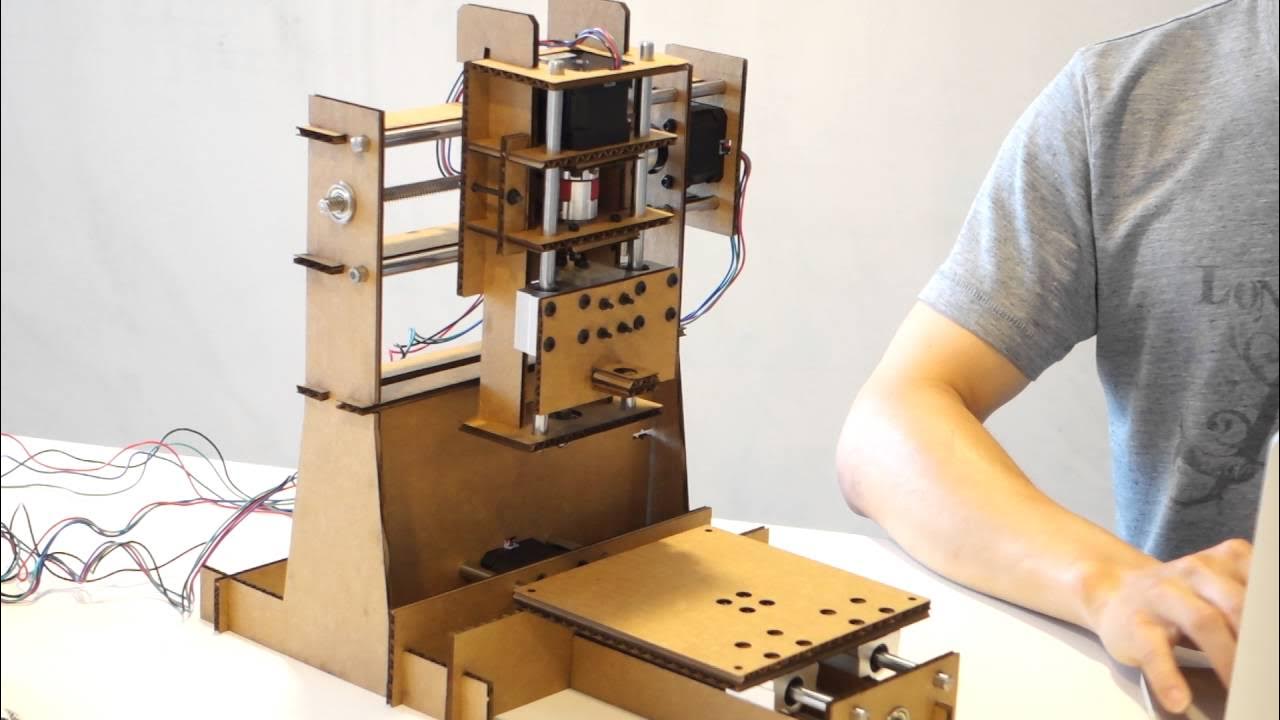 3 axis Cardboard CNC machine - YouTube