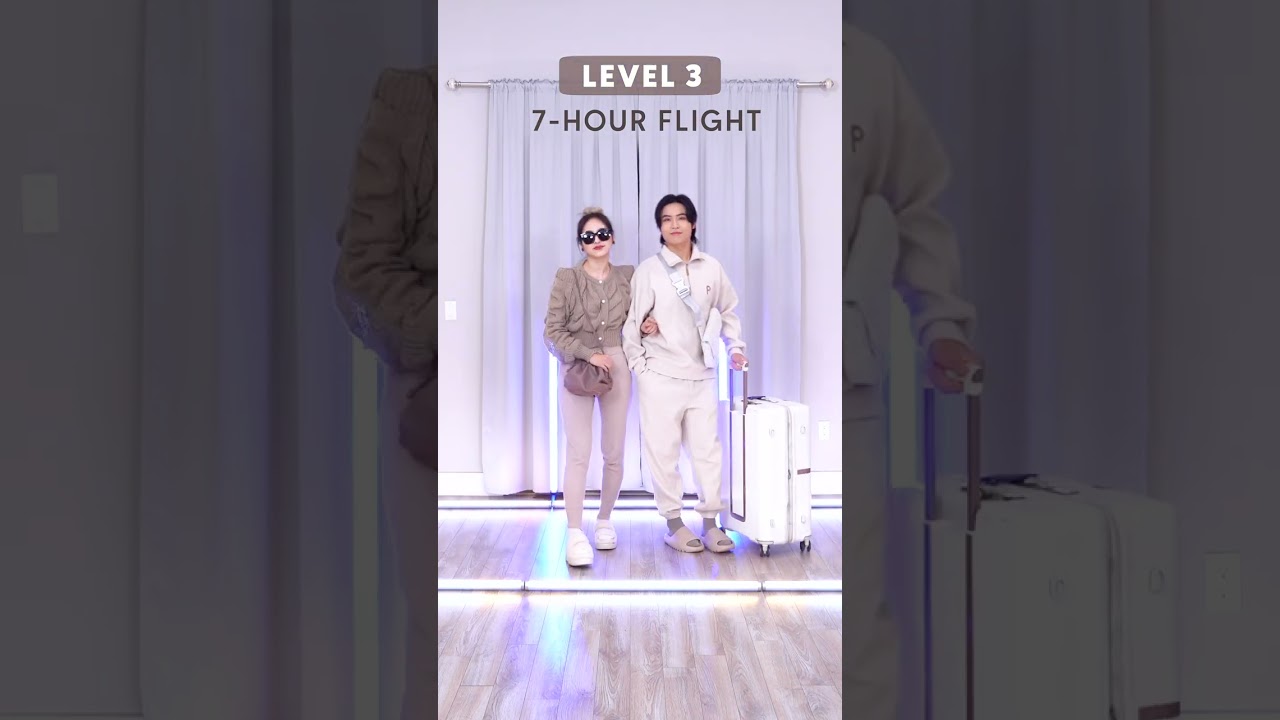 Levels of Cozy Airport Fashion | Ellen and Brian #CozyLevels #ad