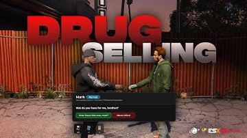 FREE Fivem Drugs Selling Script! NPC Types & Leveling | [ESX/QB/QBOX]