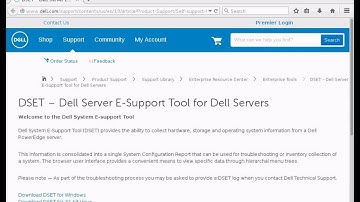 Collecting a DSET report on Dell Servers running RHEL7.2