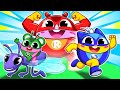 Baby Turns Into Superheroes 🦸🏻🦸🏼♀️ Funny Kids Songs & Nursery Rhymes♥️