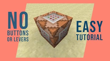 How to teleport WITHOUT buttons or levers | Minecraft Ps4 Bedrock