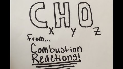 How To: Find Empirical Formula From A Combustion Reaction (Combustion Analysis)