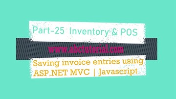 POS-25: POS and Inventory create invoice using ASP.NET MVC | Jquery AngularJS