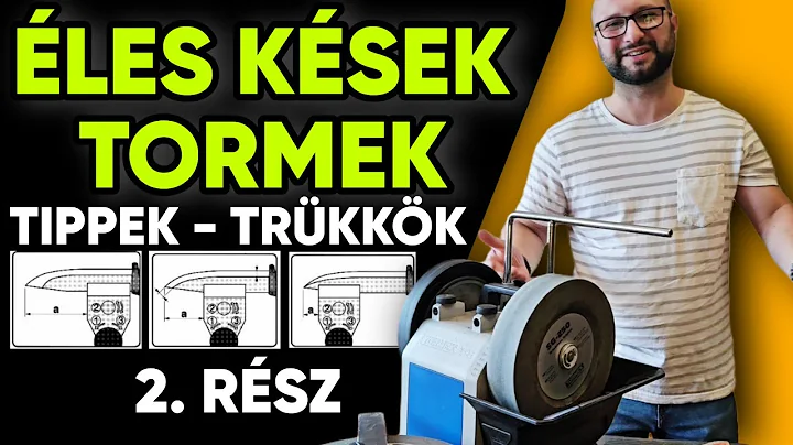 Ezt Tudnod kell! Tormek T8 Tippek és Trükkök Hogy élezni késeket? | 2. Rész |