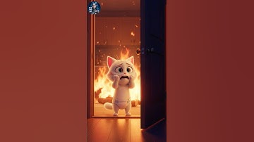 Mèo con rán trứng và cái kết ... #cat #shorts #AI #meow #meo