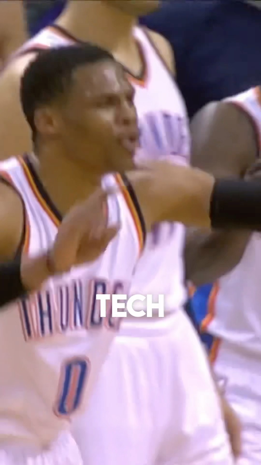 Russ THREW a ball at the ref ??
