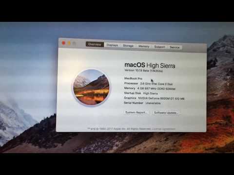 How to Install macOS High Sierra on an Unsupported Mac - YouTube