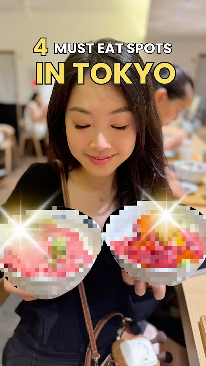 4 Must Eat Spots In Tokyo #japan