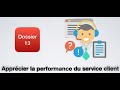 Dossier 13  apprcier la performance du service client