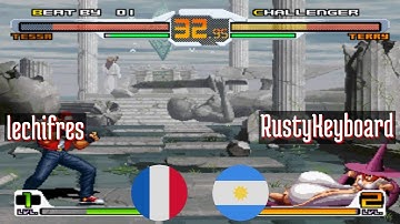 FT5 @svcsplus: lechifres (FR) vs RustyKeyboard (AR) [SNK vs Capcom svc Fightcade] Feb 13