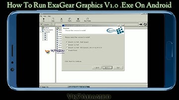 How To Run ExaGear Graphics V 1.0 .Exe On Android || Vk7projects || Exagear Windows Emulator || vk7
