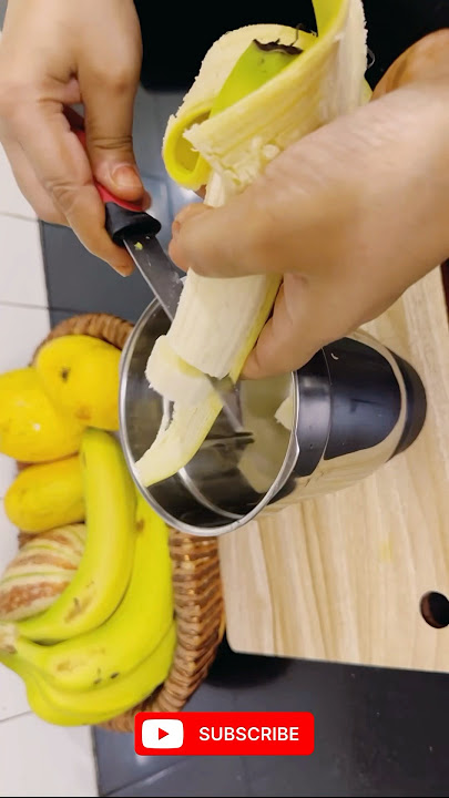 Banana Smoothie #banana #shorts #youtubeshorts