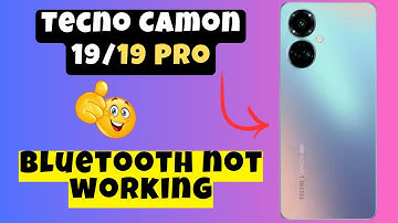 Bluetooth not working Tecno Camon 19/19Pro | How to solve bluetooth issue | Bluetooth problem solved