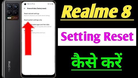 How to reset setting realme 8 / realme 8 phone mein setting reset kaise kare /setting reset realme 8