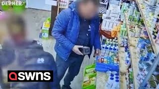CCTV shows thieves stealing from charity shop run by Britain’s kindest plumber | SWNS