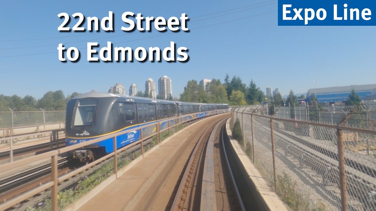 Vancouver SkyTrain - 22nd Street to Edmonds [Expo] | Station-to-Station Ride