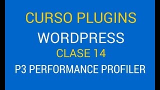 Curso de plugins Wordpress 14: P3 Performance Profiler