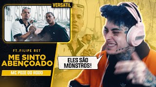 JAG REAGE A MC Poze do Rodo ft. Filipe Ret - Me Sinto Abençoado (prod. Ajaxx) | VERSATIL