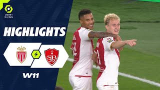 AS MONACO - STADE BRESTOIS 29 (2 - 0) - Highlights - (ASM - SB29) / 2023-2024