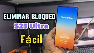 Cómo borrar formatear eliminar patrón Samsung s25 a ultra fácil 