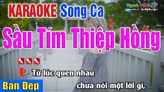 Sầu Tím Thiệp Hồng Karaoke | Tone Song Ca | Bản Đẹp Fun HD - Nhạc Sống Thanh Ngân