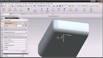 Siemens Nx Training Tutorial | UG Nx CAD Tutorial | Edge Blend