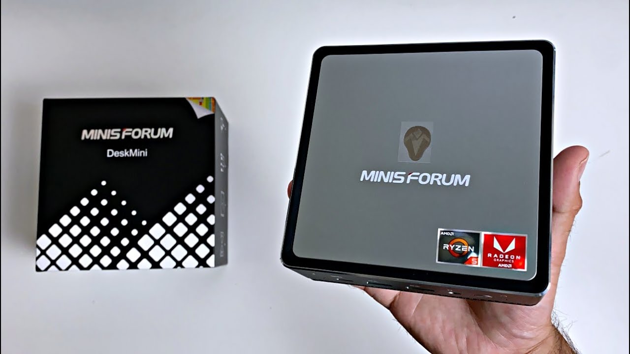 AWESOME AMD Ryzen 5 3550H Mini PC - Minis Forum DeskMini DMAF5 Review 