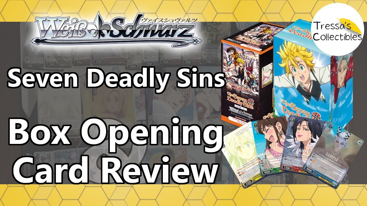 Seven Deadly Sins (Vol. 1) - Box Opening & Card Review [Weiss Schwarz