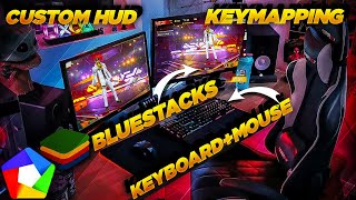 How to Play Free Fire on Pc Mouse + Keyboard || Best Settings Custom Hud Keymapping  (100% Working)