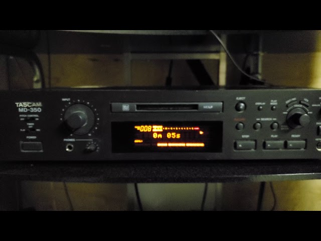 Tascam MD-350 playback - YouTube