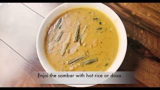 Araichuvitta Sambar Arachu Vitta Sambar Iyengar Style அரசசவடட சமபர