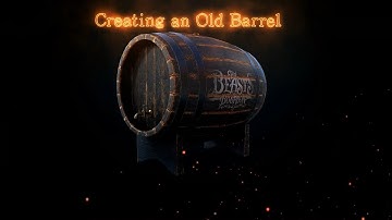 Blender tutorial old barrel, Substancer Painter