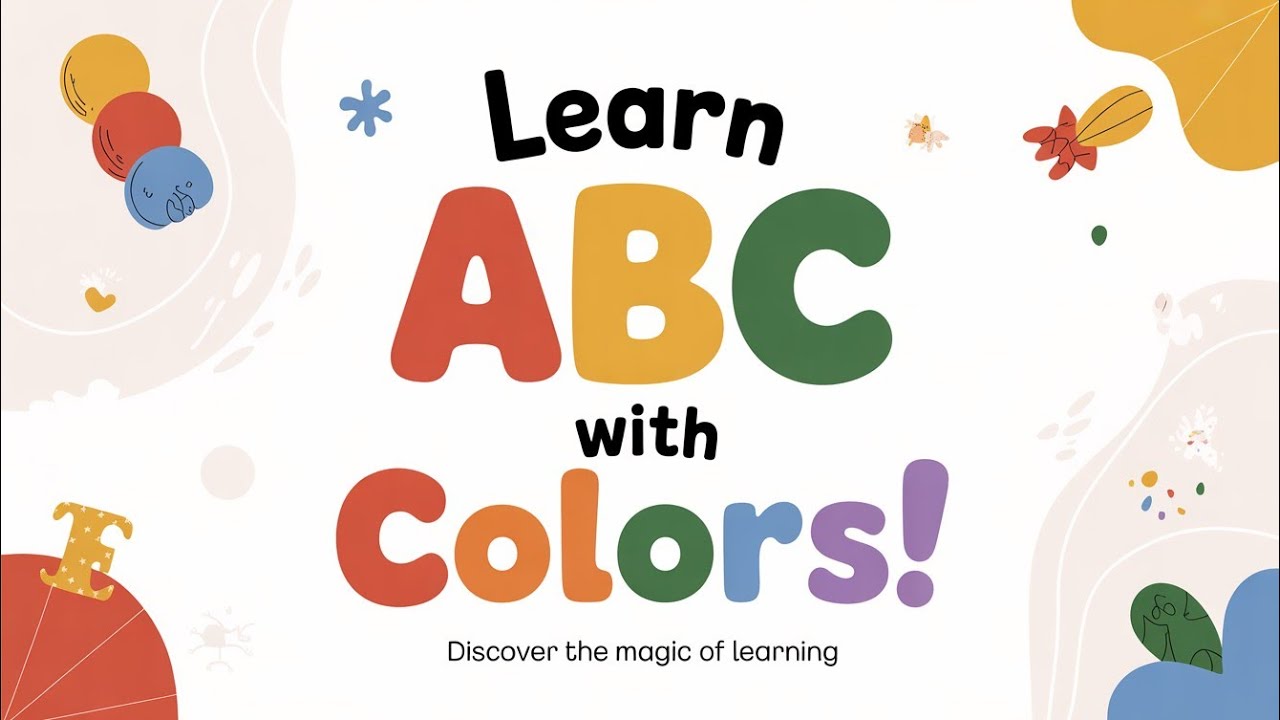Learn ABC with Colors! 🎨 Alphabet Song + Easy A to Z Drawing for Kids ...