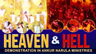 HEAVEN AND HELL DEMONSTRATION IN ANKUR NARULA MINISTRIES || CROSSOVER NIGHT PLAY (31-12-2023)