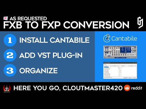 Convert VST Plugin Preset FXB Bank Files to FXP Presets and More