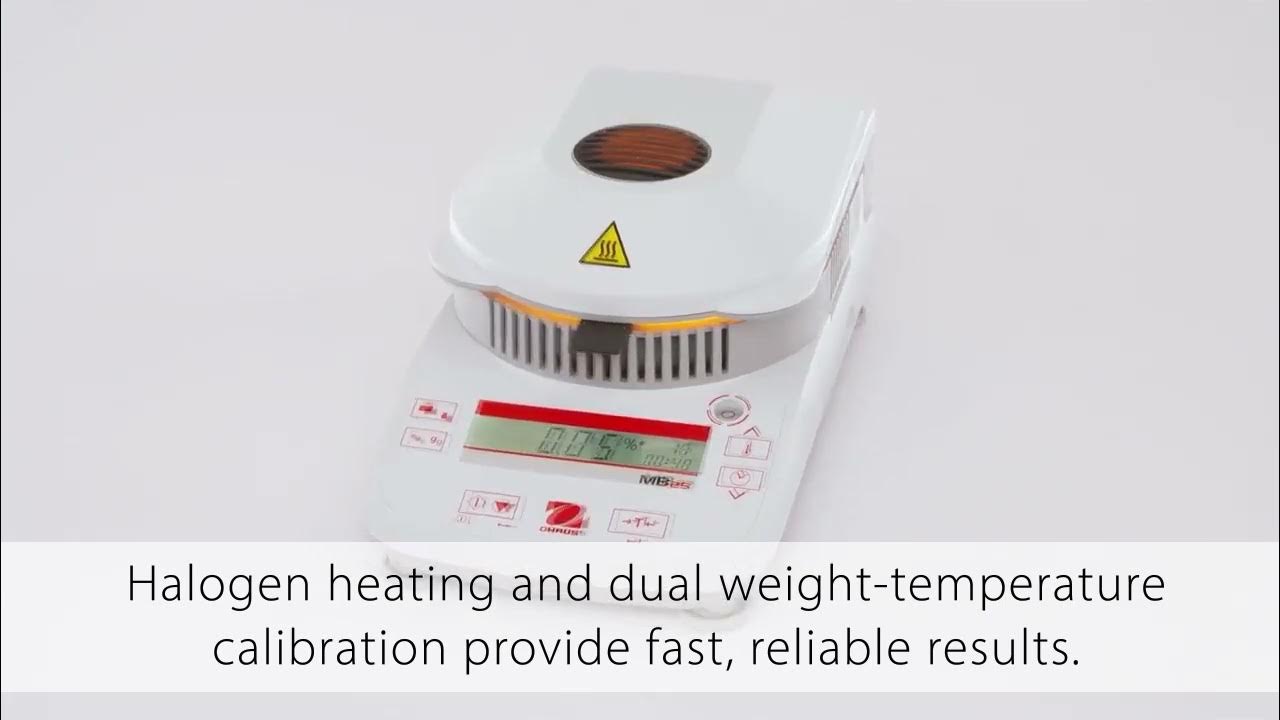 MB27 Moisture Analyzers Halogen Heating YouTube