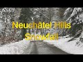 Neuchâtel Canton Switzerland🇨🇭Winter Wonderland Exploring with Snowfal #switzerland  #viralvideo