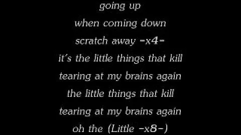 ~Bush-Little.Things-Lyrics~