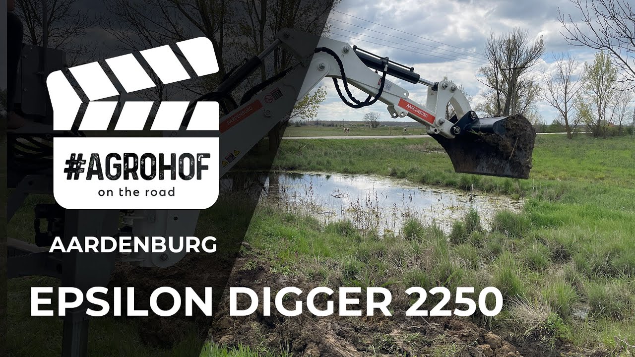 AARDENBURG Epsilon Digger 2250 | árokásó kanál munka közben | Agrohof