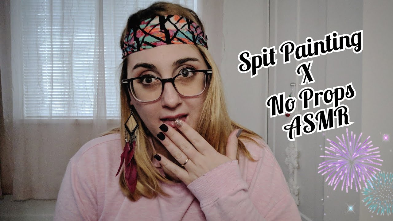 ASMR Spit Painting Your Face X Propless (miss manganese inspired)