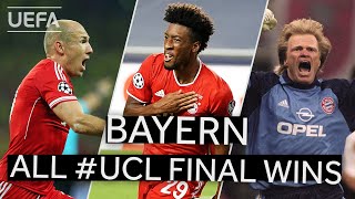 Relive the defining moments of all six BAYERN #UCL FINAL wins!