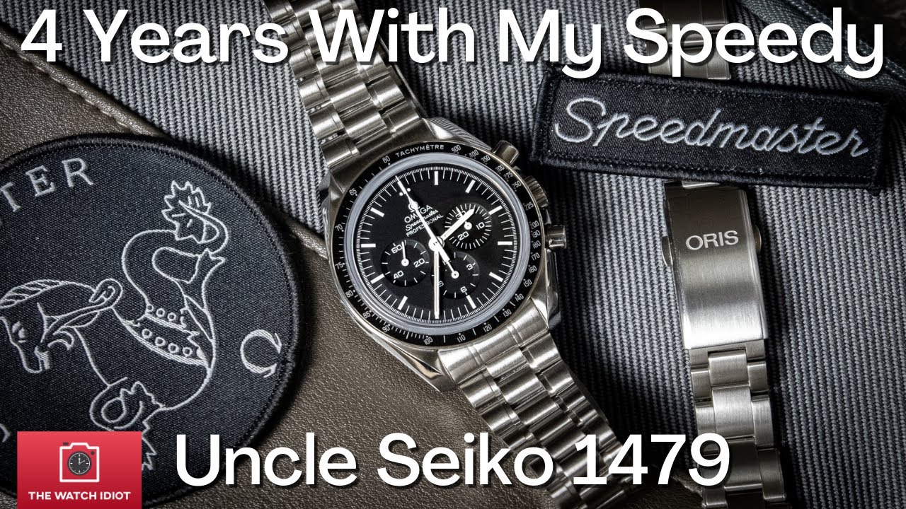 4 Year Review Of The Omega Speedmaster: Time For The 3861? Also Uncle  Seiko's Speedy 1479 Bracelet - YouTube