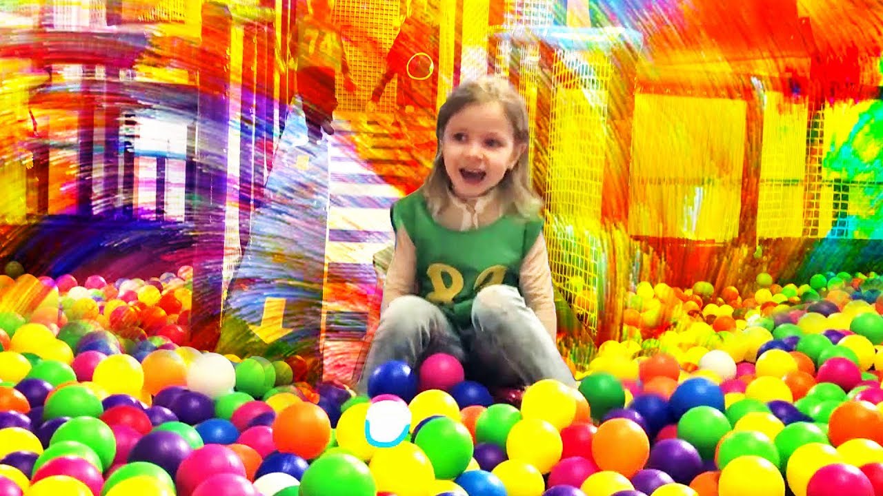 Indoor Playground for children | Fun activities with Kids | Funny ...