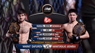 Marat Gafurov vs. Naratungalag Jadambaa | Full Fight Replay