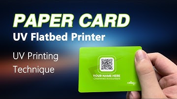 UV Printing Paper Card with NFC Info