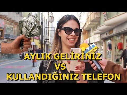 KULLANDIĞINIZ TELEFON Vs. AYLIK GELİRİNİZ ? SARI MİKROFON