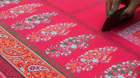 Explore the Beauty of Block Printing: Create Your Own Art! 🌸🖋️ #Printmaking #ArtInspiration #DIY