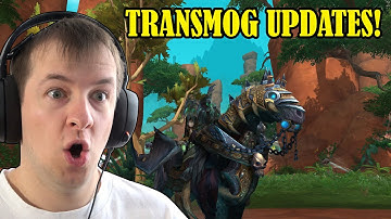 WoW 10.1.5 Transmog Updates - Marcel Reacts to 10.1.5 Transmog Tracking and Quantum Items