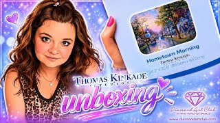 My first THOMAS KINKADE from DIAMOND ART CLUB 😍❤️ I'm so in love | Diamond painting